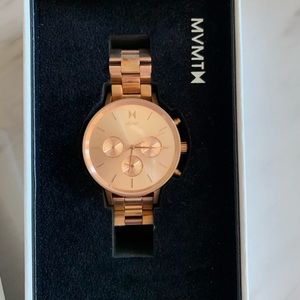 MVMT rose gold watch!